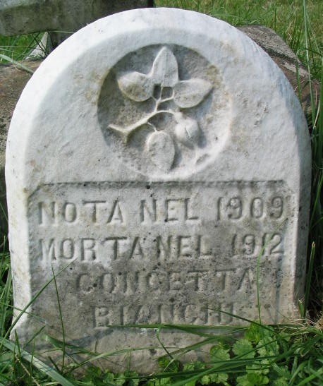 Concetta Bianchi tombstone